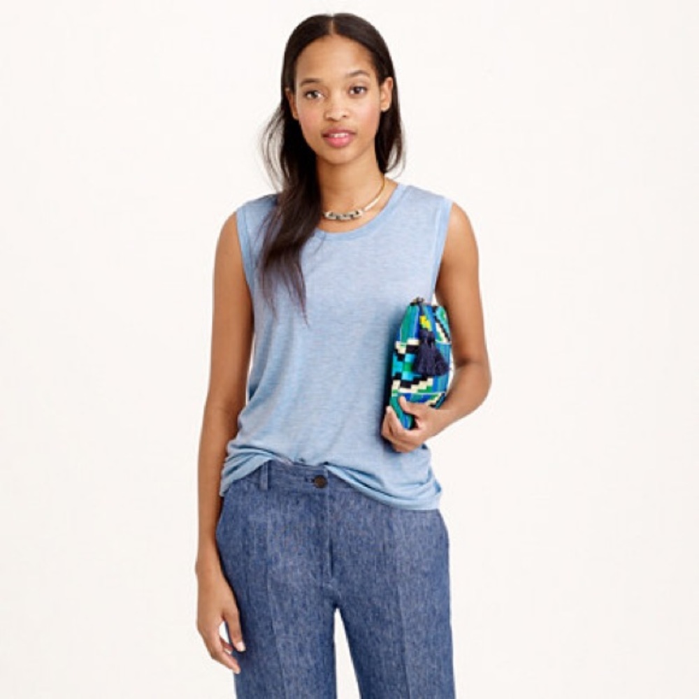 J. Crew drapey sleeveless tee